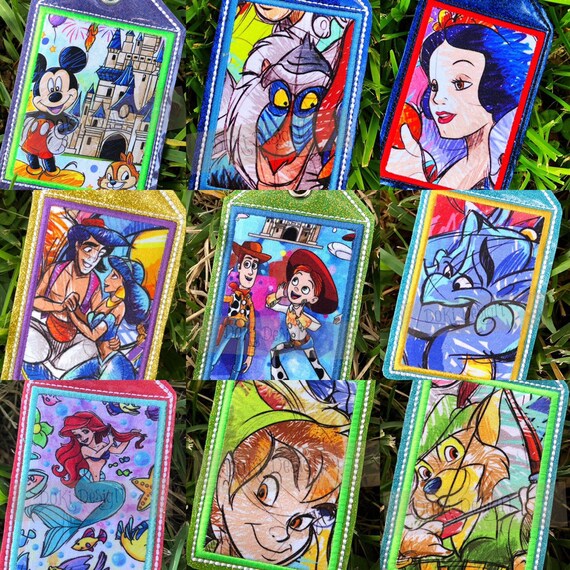 disney luggage tags