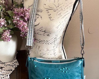 Bolso bandolera de piel sintética