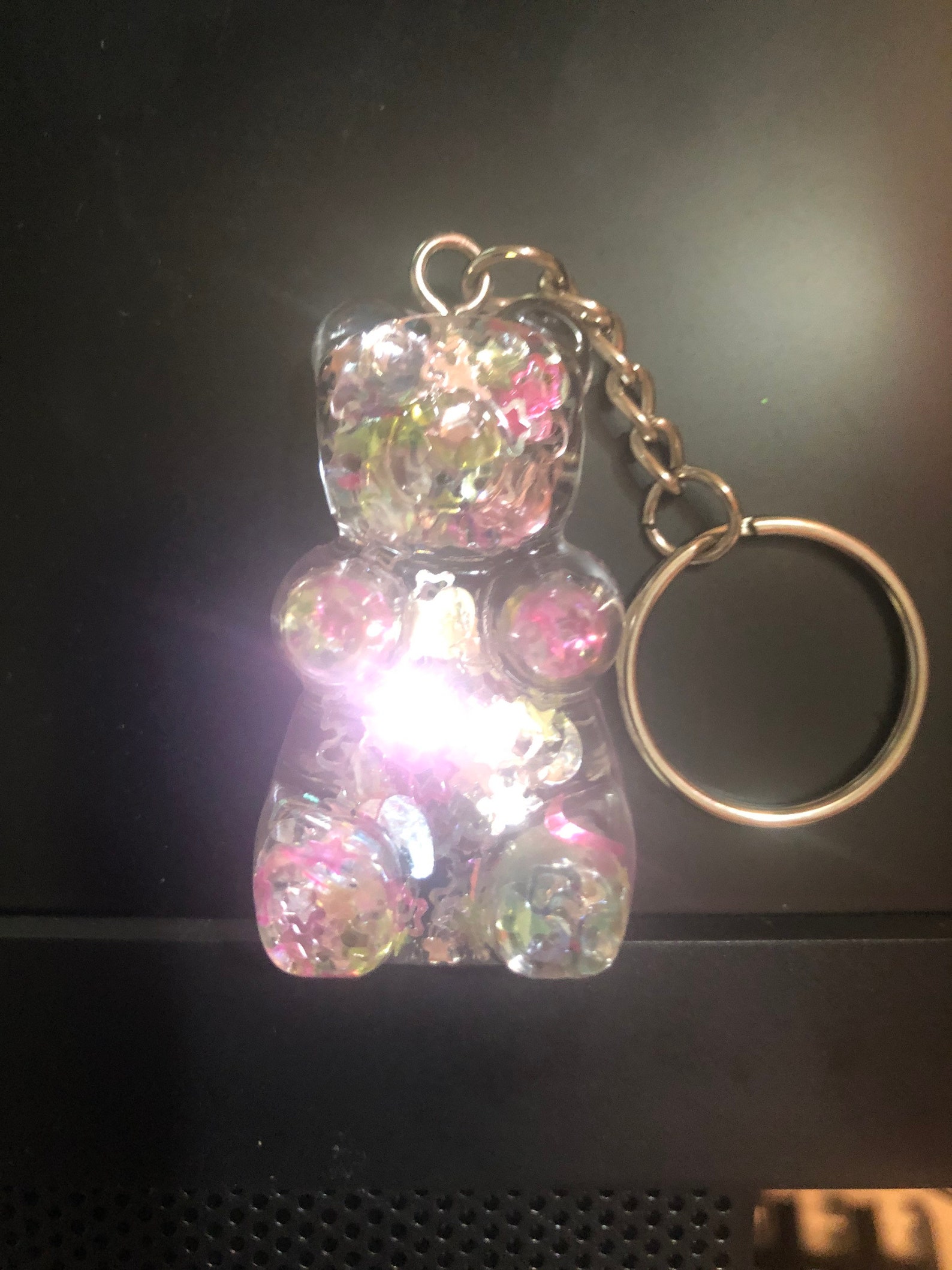 Teddy bear key chain Etsy