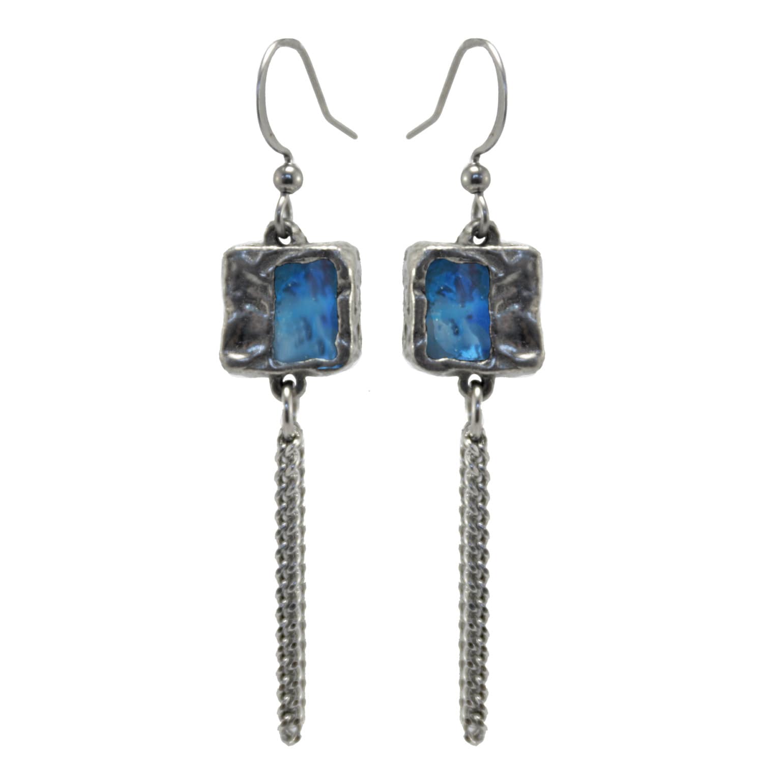 Ocean inspired earrings dangle and drop earrings tiny blue Etsy