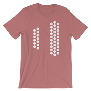 Air Accordion T Shirt Accordionist Shirts for Left Handed Lefty Men and Women