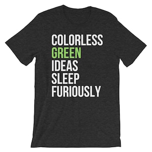 Noam Chomsky T Shirt NLP Tshirt for Linguist Men and Women of Linguistics