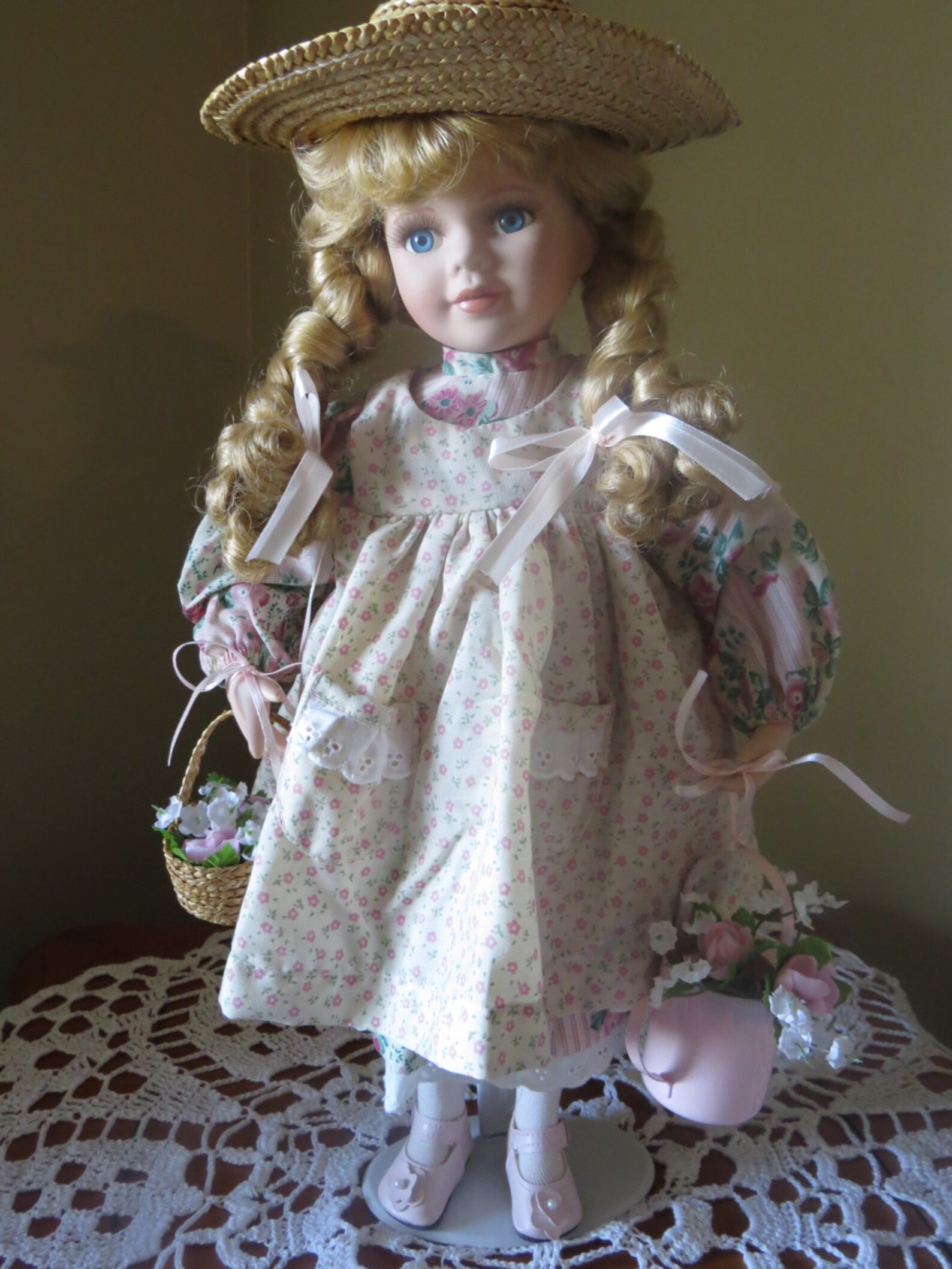 Avon Collectible Doll Avon Porcelain Doll Sarah Rose Etsy
