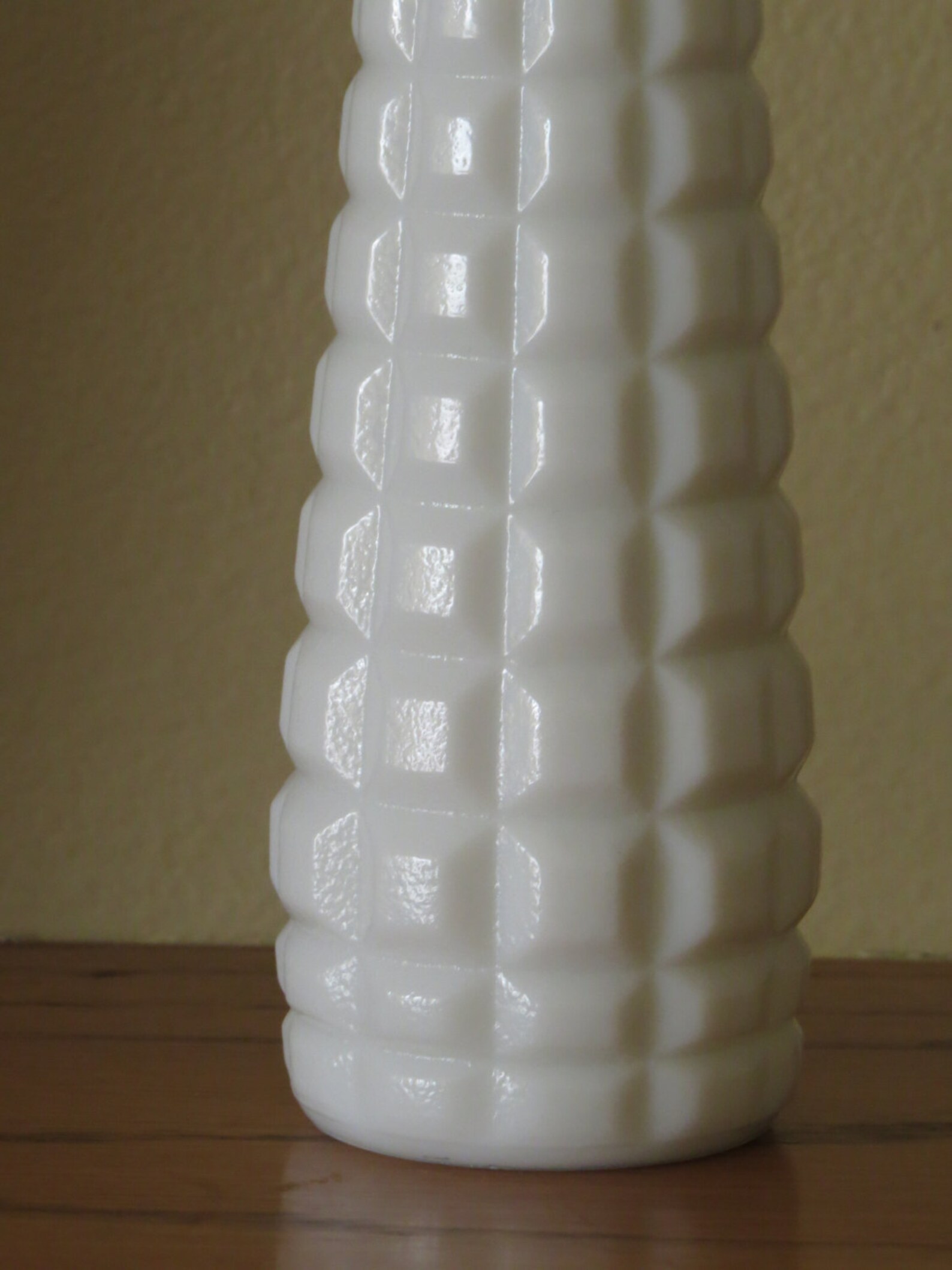 EO Brody, EO Brody Vase, White Milk Glass Vase, Vintage Vase, White