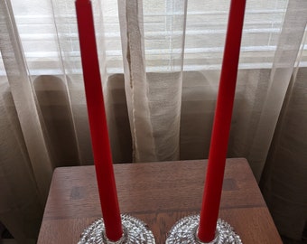 Anchor Hocking Tapered Candlestick Holders, Anchor Hocking Candle Holders, Candle Holders, Candlesticks, Vintage Wedding, Wedding Decor