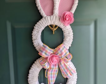 Easter Wreath, Bunny Wreath, Easter Bunny Wreath, Rabbit Wreath, Easter Rabbits, Easter Bunny Wreath, Rabbit Wreath, Easter Door, Bunny