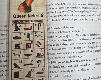 Egyptian Papyrus Bookmarks - Queen Nefertiti - Set of 6