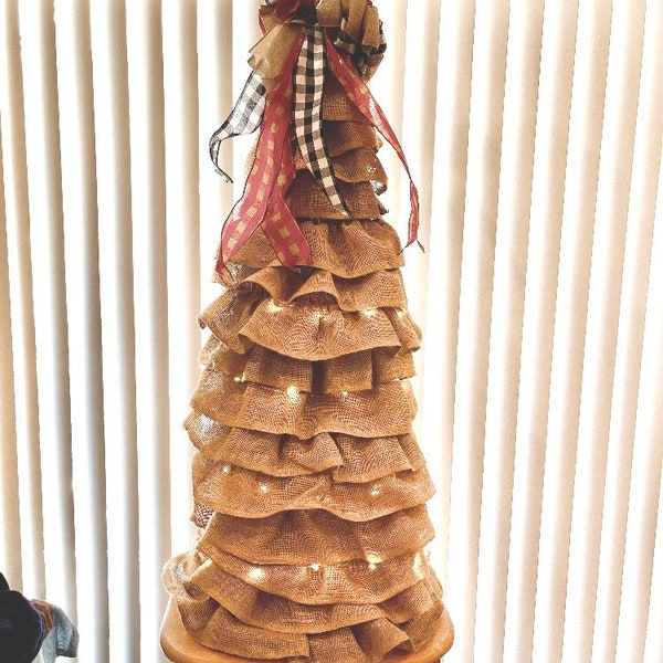 Burlap Christmas Etsy