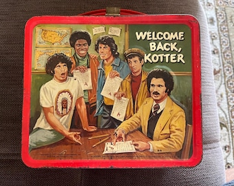 Vintage Welcome Back Kotter Lunchbox: 1970s TV Memorabilia
