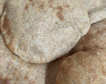 Authentic Egyptian Whole Wheat Balady Bread ( عيش بلدي )