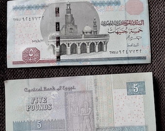 Eid gifts,Uncirculated 5egyptian pounds /Tradition Eid Mony