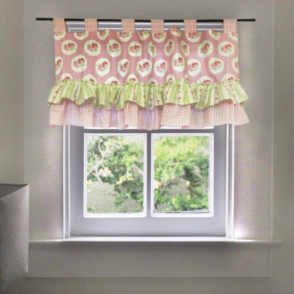 Pink Valance Etsy