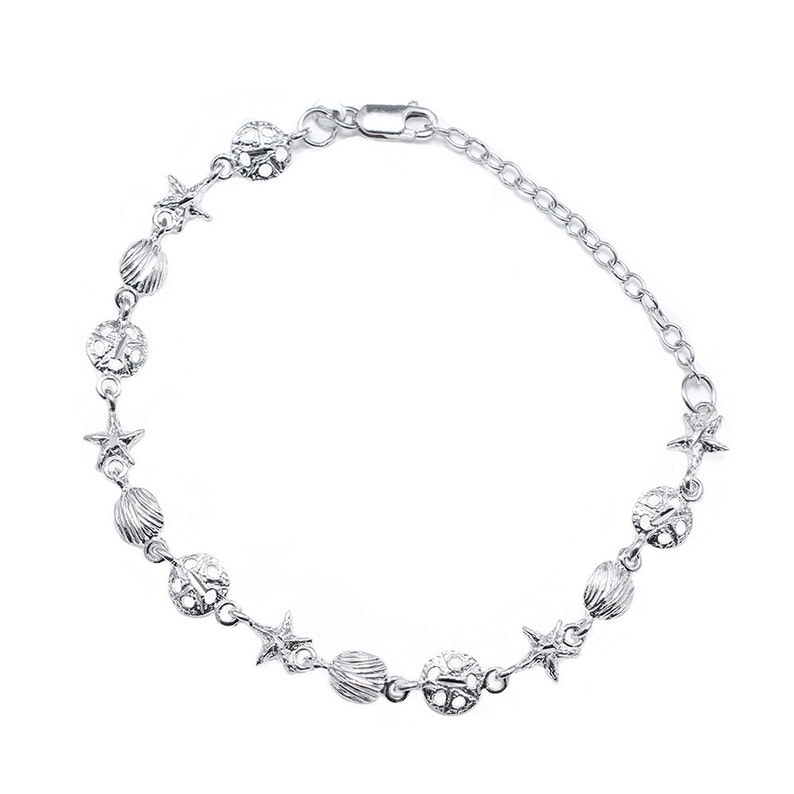 Nautical Ankle Bracelet Beach Anklet for Women Sterling Etsy