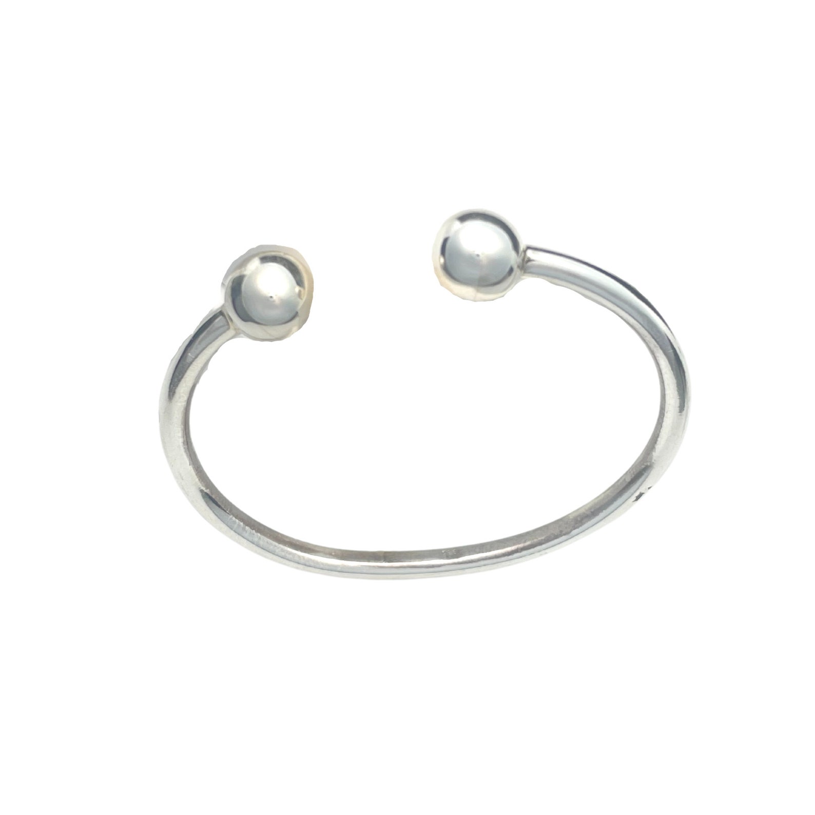 Sterling Silver Baby Bangle Bracelet Hollow Silver Bangle Etsy Israel