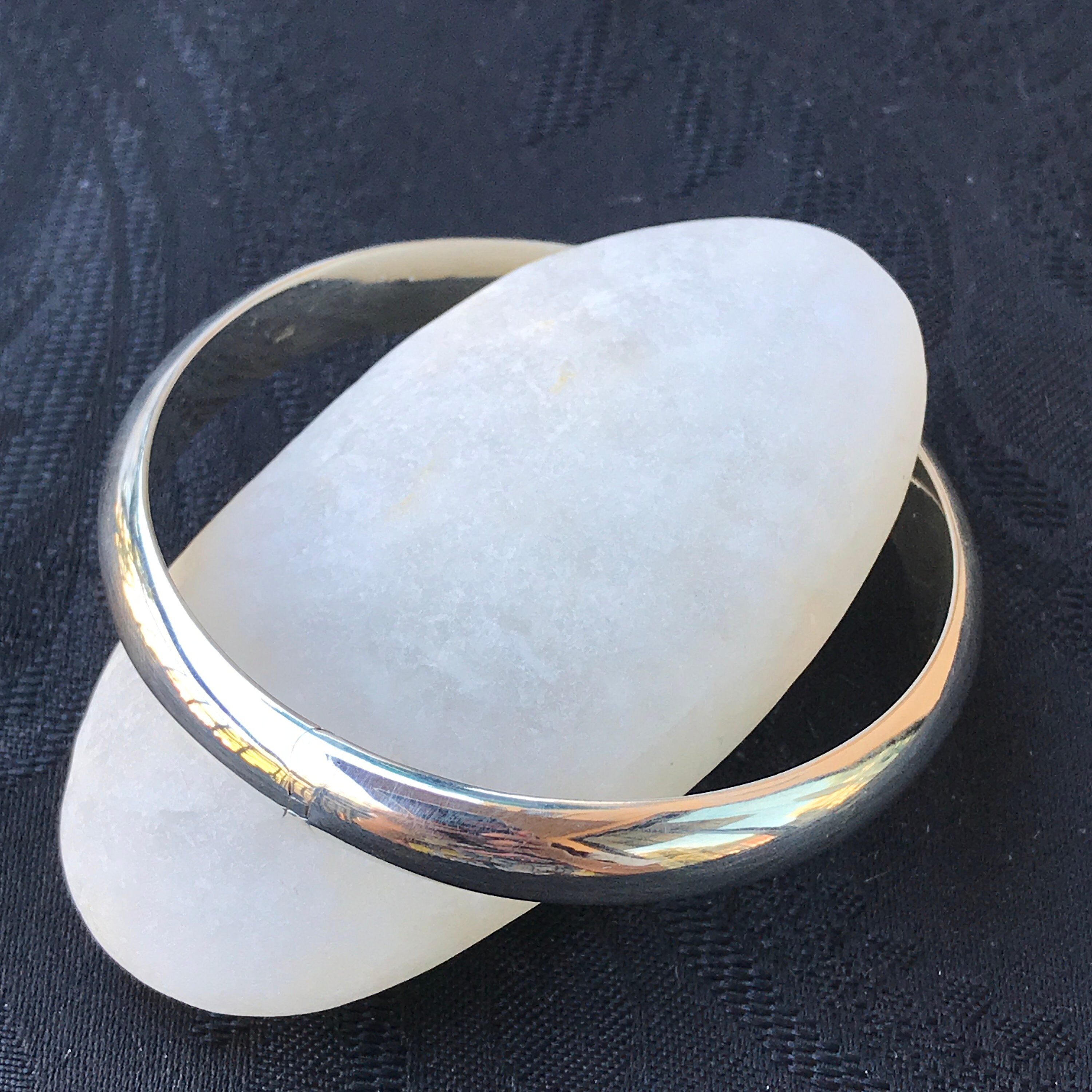925 Silver Hinged Bangle Bracelet Sterling Silver Women's Etsy