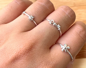 Stackable Ring, Arrow Ring Sterling Silver for Women, Pinky Ring, Minimalist Ring, Midi Knuckle Ring, Arrow Jewelry, Christmas Gift, Unique