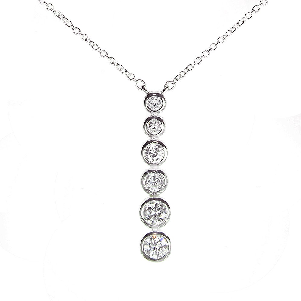 Cascading Lagrange Pearl & Diamond Necklace