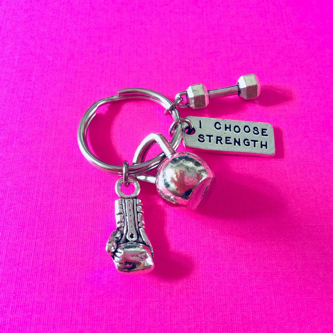 BOXING GLOVE KEYCHAIN, Boxing Keychain, Kickboxing Keychain, Fitness ...