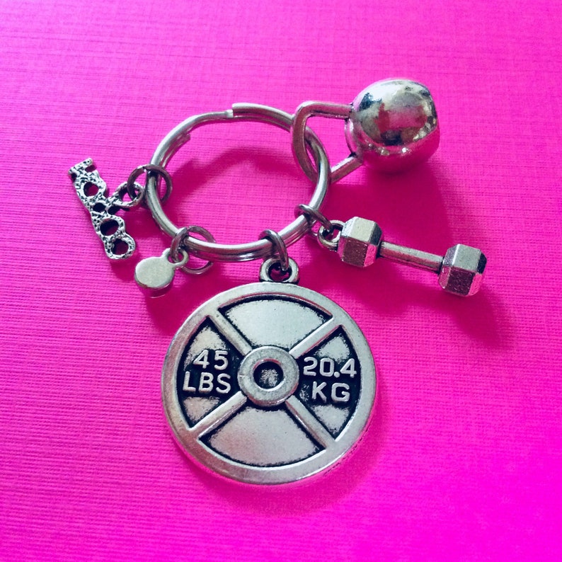 PERSONAL TRAINER KEYCHAIN Bodybuilding Keychain Weight Etsy