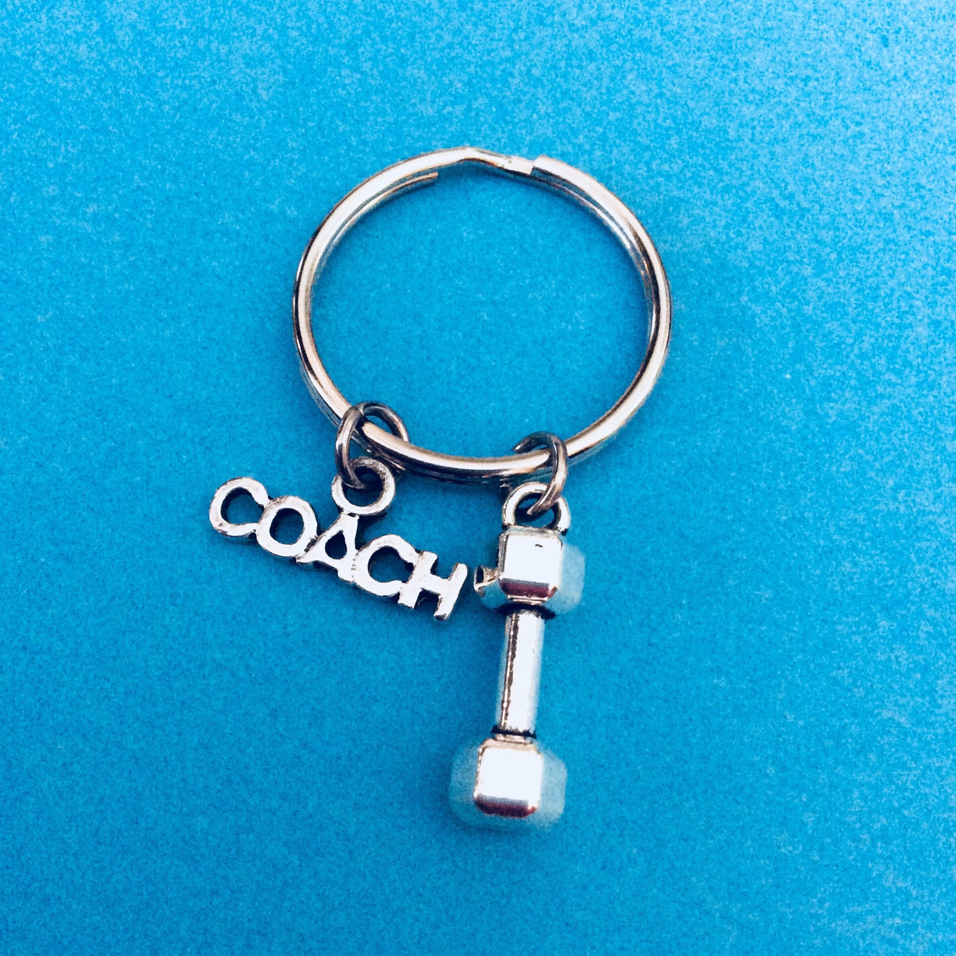 PERSONAL TRAINER KEYCHAIN, Bodybuilding Keychain, Weight Lifting ...