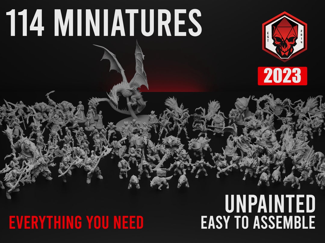Lost Mines of Phandelver Complete Set Encounters D&amp;D 32mm - Etsy
