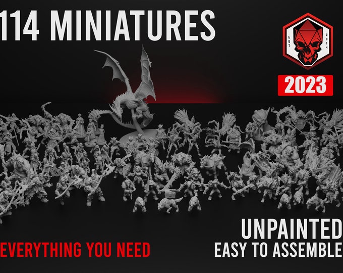 Lost Mines of Phandelver Complete Set Encounters D&amp;D 32mm Scale ...