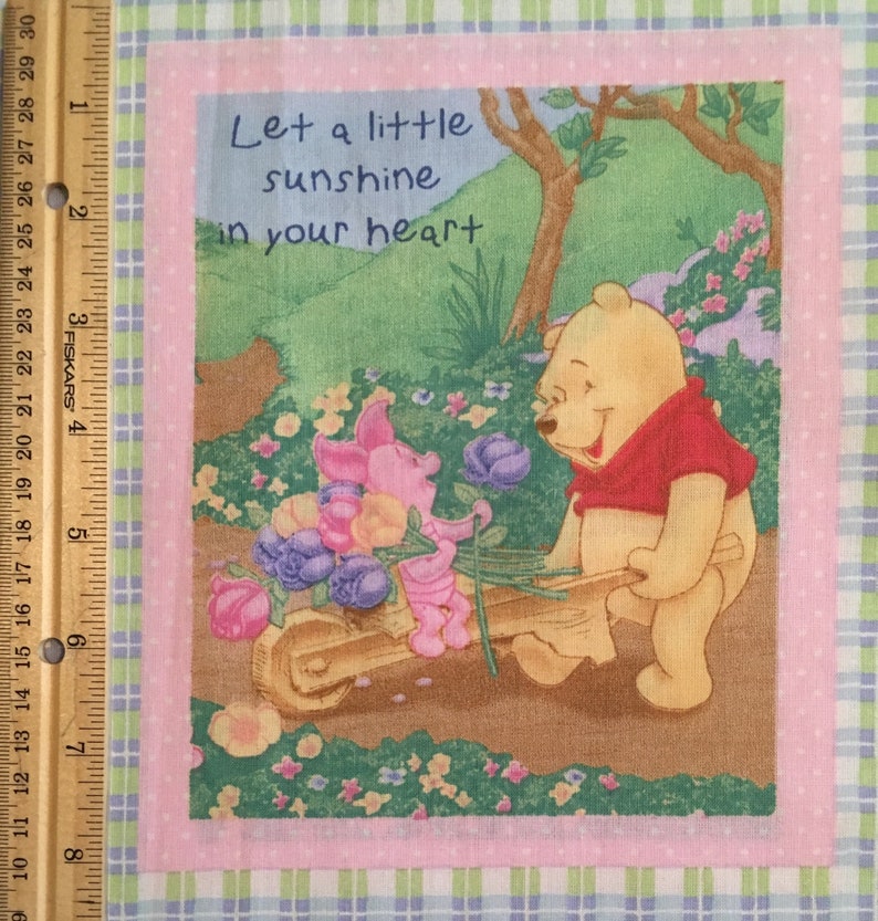 By THE PANEL Classic Pooh fabric Classic Winnie the Pooh | Etsy