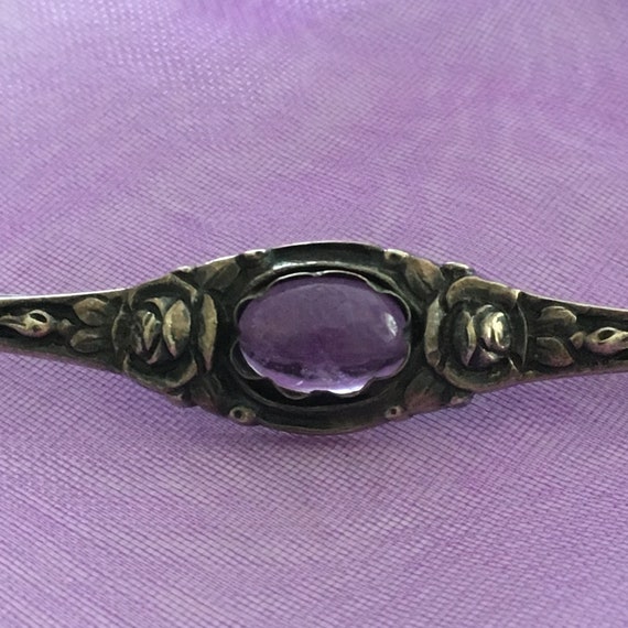 Antique Victorian Pin,Antique Silver Pin, Victori… - image 10