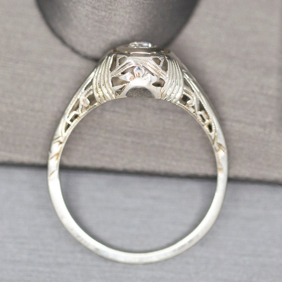 Art Deco Transitional Cut Diamond Engagement Ring… - image 10