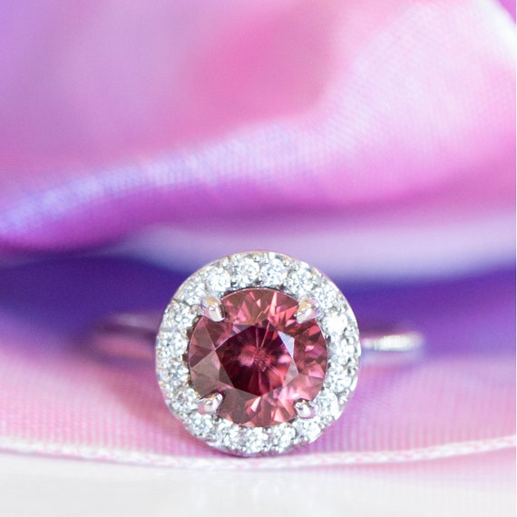 Rose zircon birthstone clearance