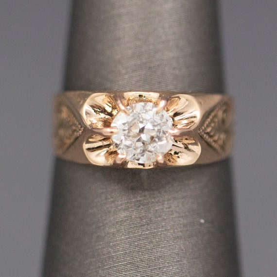 Beautiful Baguette Diamond Engagement Ring S4222-14kt-Rose | Parris  Jewelers | Hattiesburg, MS