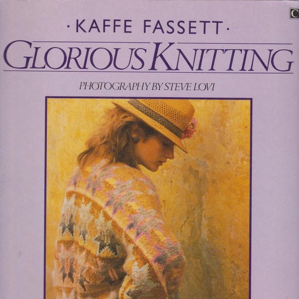 Vintage 1980s Knitting Book Glorious Knitting by Kaffe Fassett