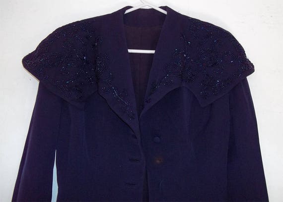 1940's Vintage Beaded Jacket