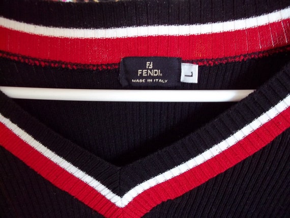 red fendi sweater