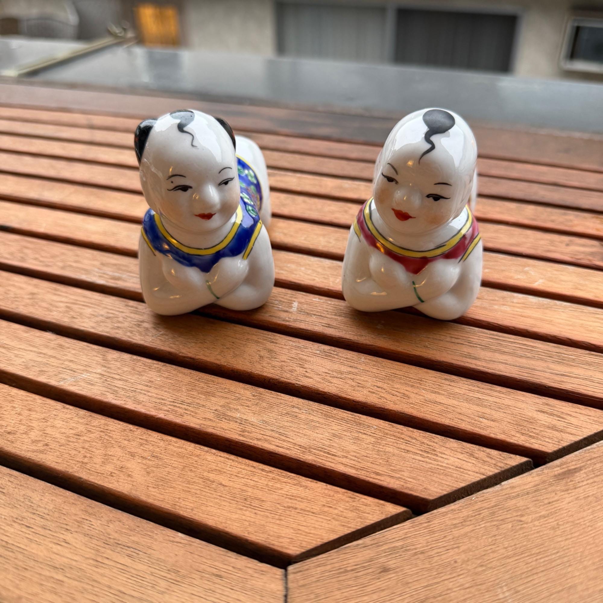 Vintage Chinese Ceramic Figurines - Etsy