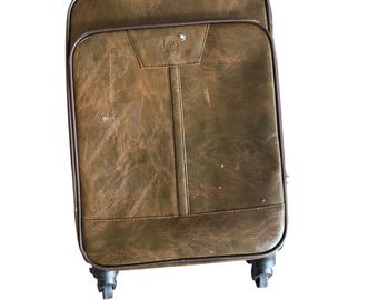 Vintage Montblanc Brown Luggage - Etsy