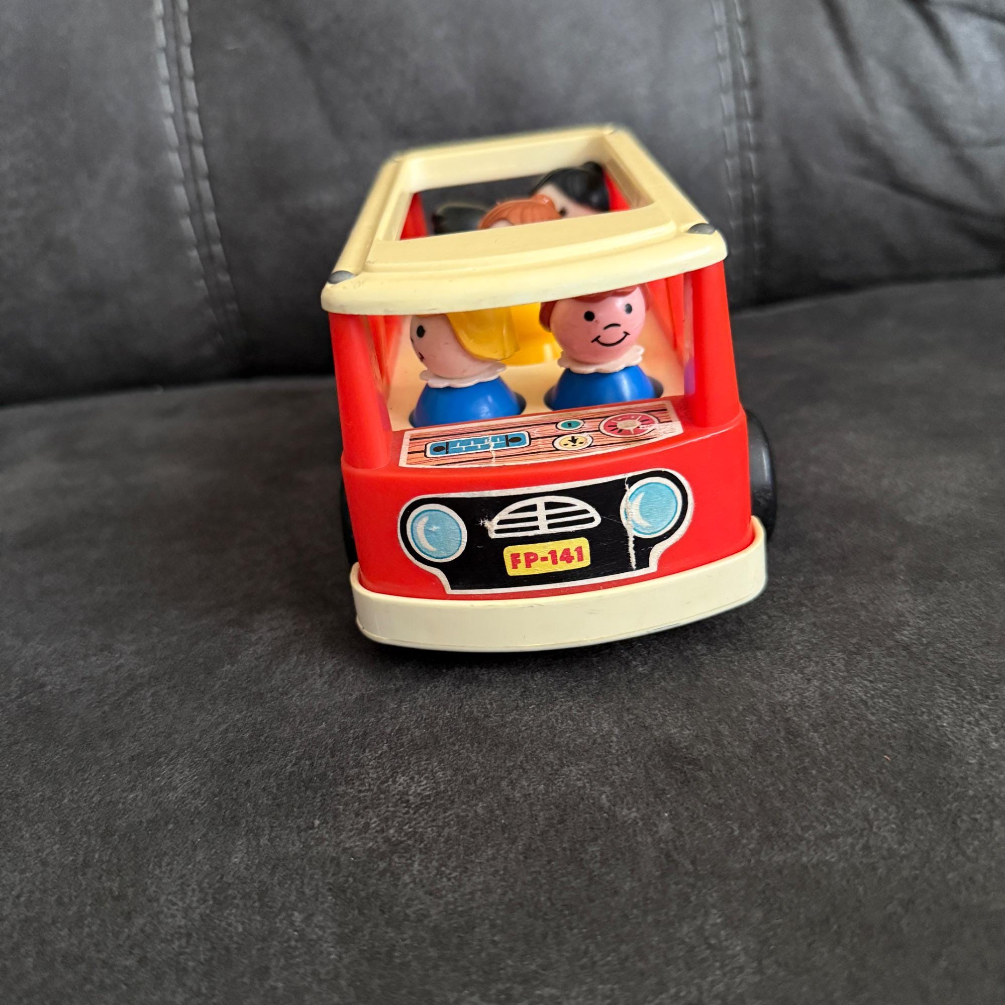 Fisher-Price MINI-BUS FP-141 ヴィンテージ Vintage Fisher Price Mini Van Toy With Little People Figures - Etsy UK