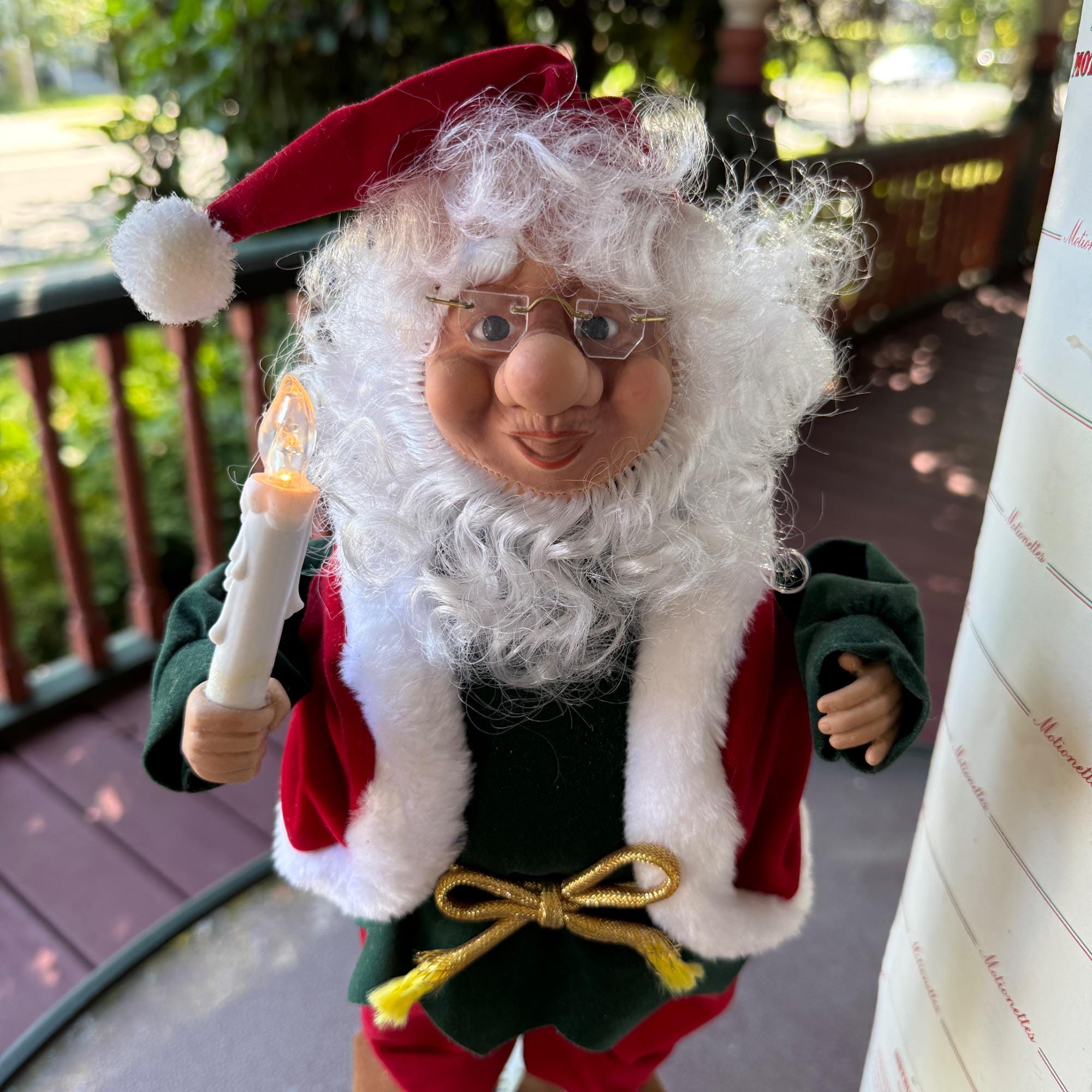 Vintage Telco Motion-ettes of Christmas Animated Santa Display