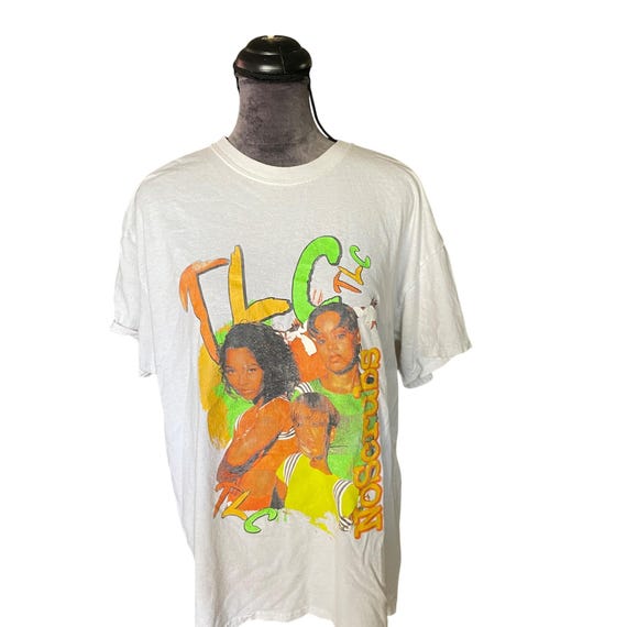 TLC No Scrubs Vintage Graphic T-shirt White Unisex Vintage TLC No Scrubs Vintage Graphic T-shirt White Unisex Vintage