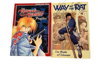 Perfiles de Rurouni Kenshin y Novelas Gráficas de El Camino de la Rata (Libro de bolsillo)