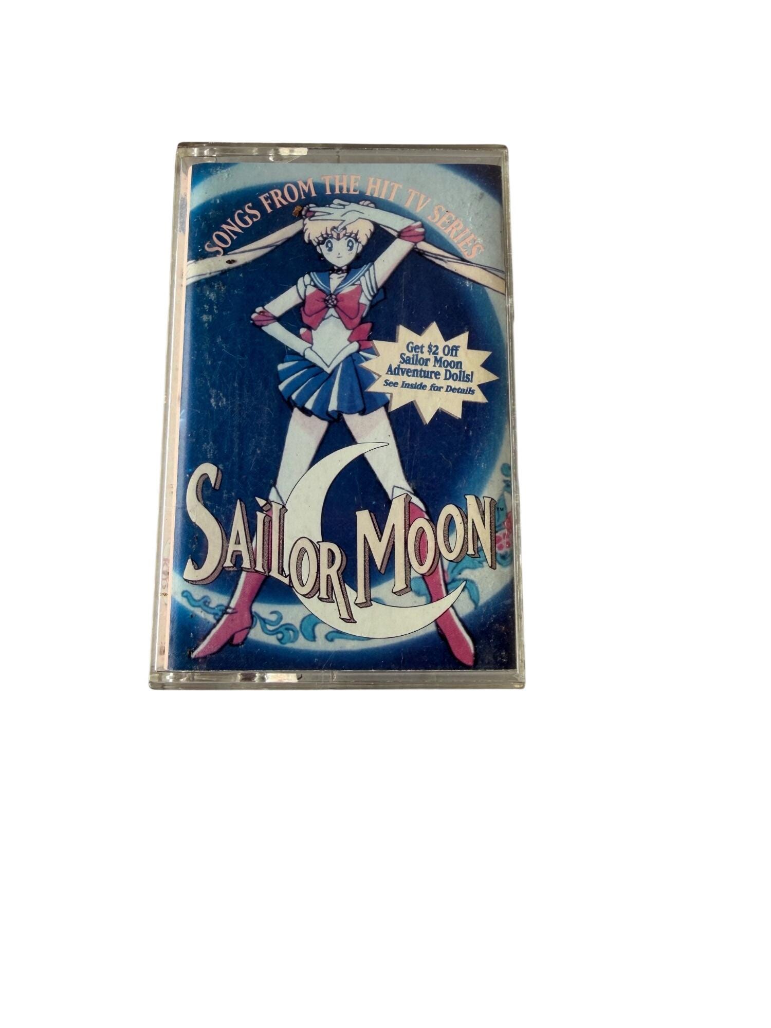 Sailor Moon Songs From the Hit TV Series Audio Cassette Tape 1996