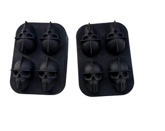 Siliconen schedel ijsblokjesvormbakjes voor Halloween en feesten