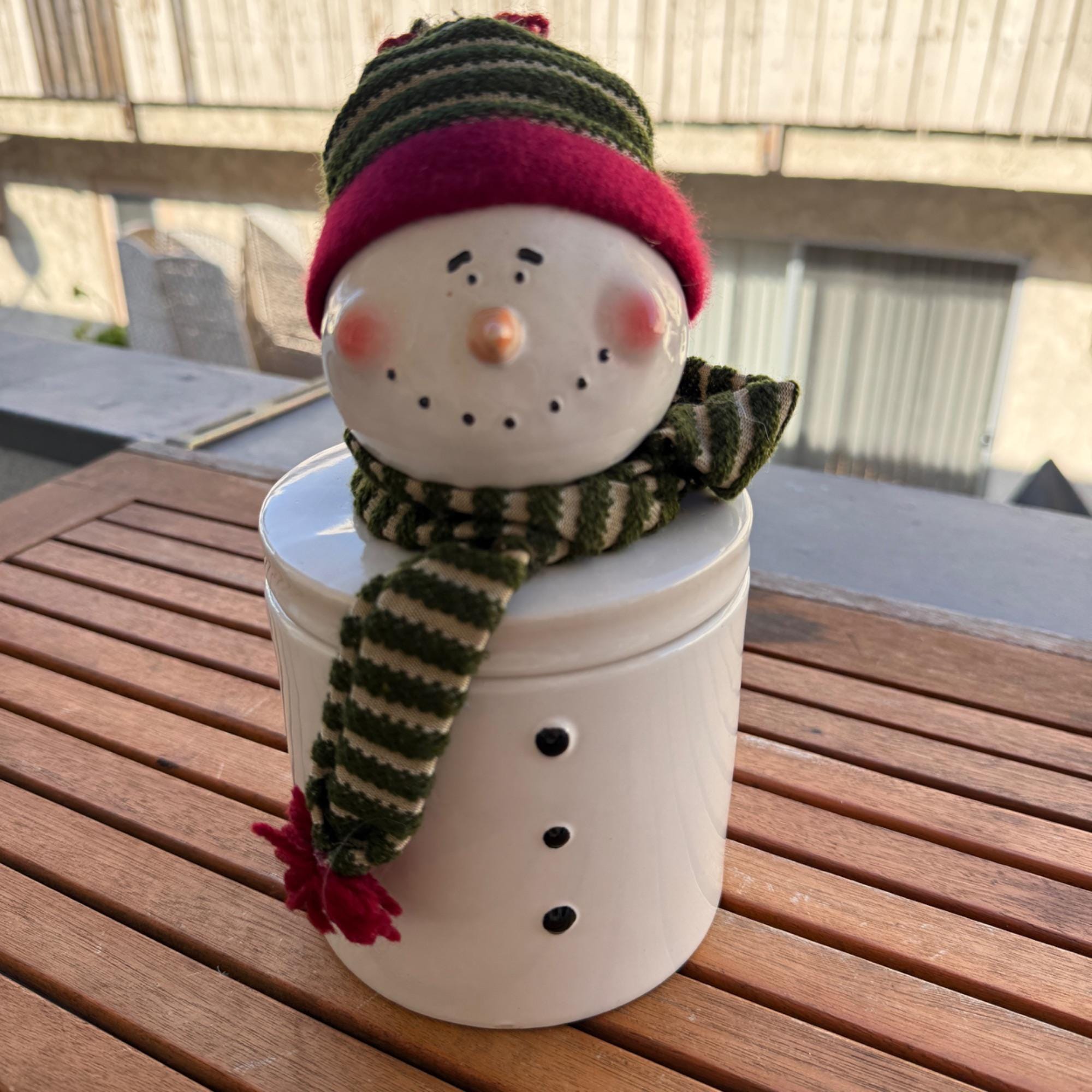 Small ceramic snowman - Etsy 日本