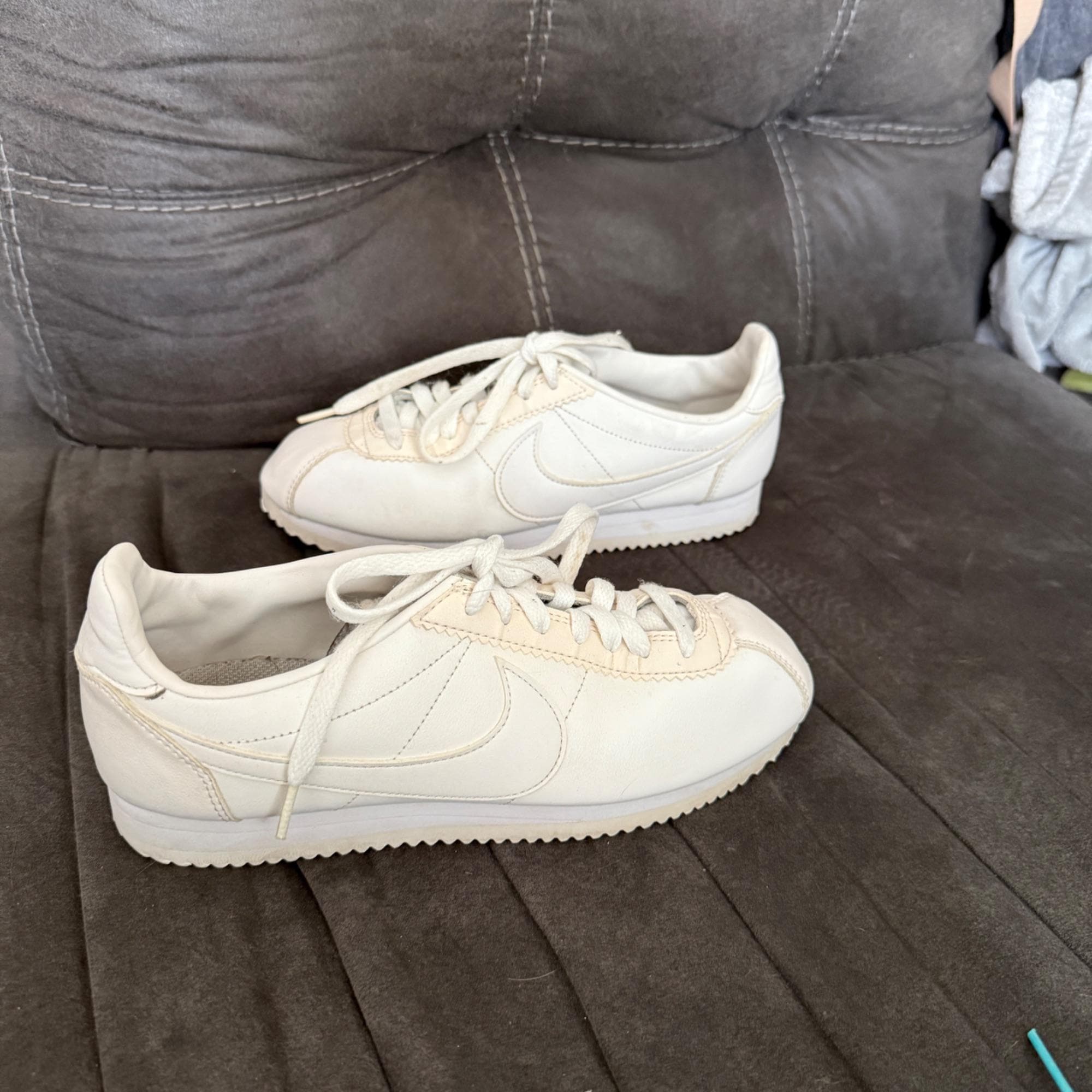 leather nike swoosh for sale