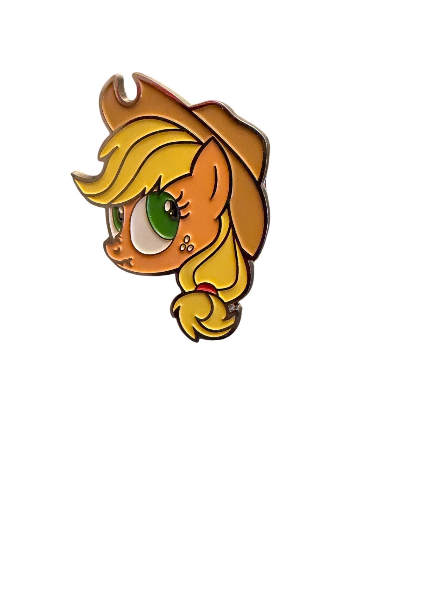 My Little Pony Applejack Limited Edition Enamel Pin by Welovefine 1.5"  Collectible - Etsy New Zealand