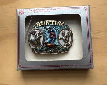Great American Buckle Company ディアベルトバックル 真鍮/エナメル