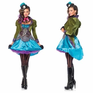 chinese dress ladies Miss Hatter Costume – Smiffys