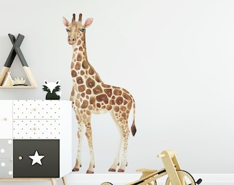 Watercolour Giraffe Wall Decal