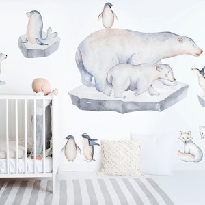 Arctic Animal Decal Set