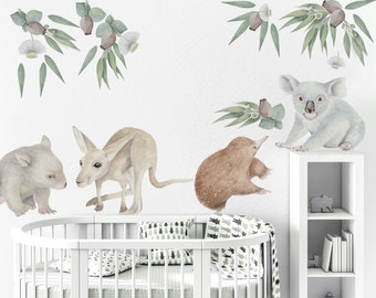 Australisches Baby Tier & Gumnut Set